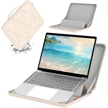 Imagem de Smatree MS89T Capa protetora rígida de EVA com suporte compatível com Lenovo ThinkBook 16 Gen 8 de 16 polegadas, IdeaPad Slim 5i/5, para Lenovo IdeaPad Pro 5/5i, capa impermeável, branca