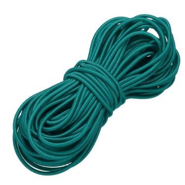 Imagem de PATIKIL Cordão elástico elástico, corda elástica de 1/20.3 cm x 49' de poliéster resistente para caiaque corda elástica para caiaque lona gravata barco barraca acampamento artesanato faça você mesmo