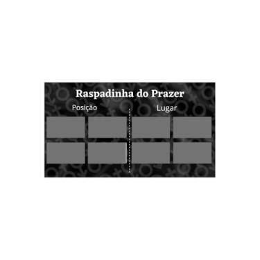 Imagem de Raspadinha Erótica do Prazer 5 Cartelas com 8 Raspadinhas Individuais Jogo Adulto