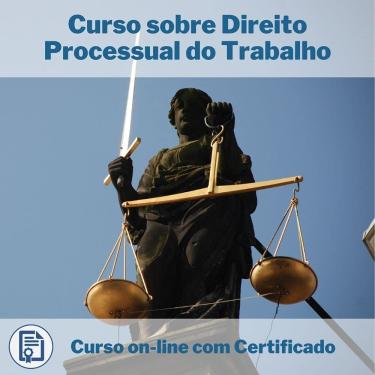 Imagem de Curso Online em videoaula sobre Direito Processual do Trabalho com Certificado + 2 brindes
