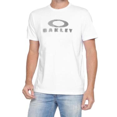 Imagem de Camiseta Oakley Super Casual Logo WT23 Masculina Branco