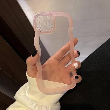 Imagem de Estojo de telefone transparente bonito e ondulado para Xiaomi Poco F4 POCO X4 GT F5 Pro F3 F2 Pro M3 Pro Candy Capa transparente à prova de choque, dbl tf, para Poco X3 GT