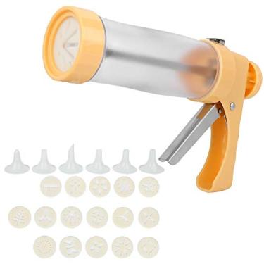 Imagem de Molde de prensa de biscoitos, molde para decoração de bolos, bocais de creme, espingarda de espremer para bolo, sobremesa, decoração de bolo, sobremesa, biscoitos