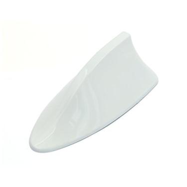 Imagem de uxcell Antena de sinal de rádio AM/FM em forma de aleta de tubarão branco