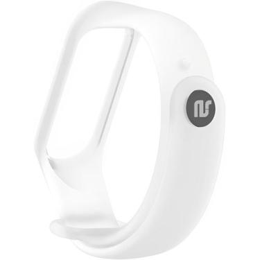 Imagem de Pulseira Sport NSmart compatível com Mi Band 7, Mi Band 7, Branca Tran