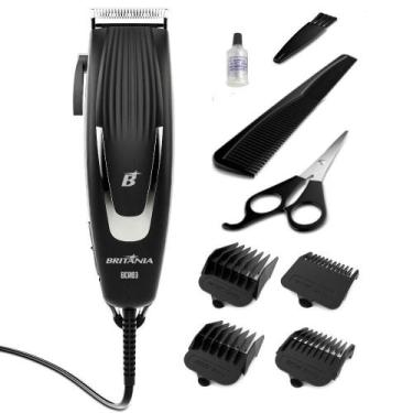 Imagem de Máquina de Cortar Cabelo Britânia BCR03 9 Acessórios 18W, 220V