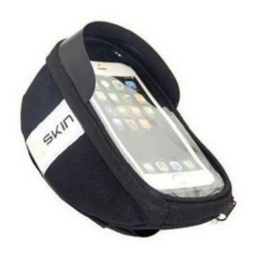 Imagem de Bolsinha Bolsa Porta Celular e Objetos Suporte Quadro Bike Skin