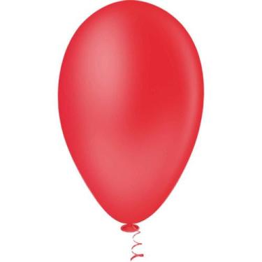 Imagem de Balão GRAN Festa Nº 65 Vermelho - Pacote com 50 Unidades - Riberball