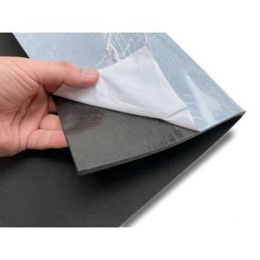 Imagem de Placa de eva adesivado 1,00x0,50 5mm folha eva - Ams Eva, Preto