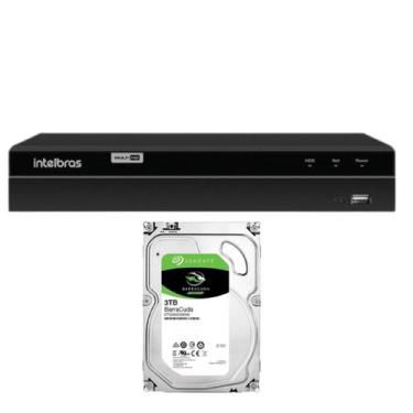 Imagem de Dvr Gravador Inteligente 16ch Mhdx 1216 C/Hd 3TB - Intelbras