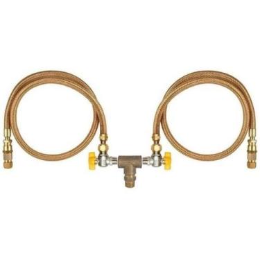 Imagem de Kit Duplo 2,50mt Instalação Gás Encanado Fogão Forno Cooktop - Guiga G