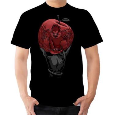 Imagem de Camiseta Camisa Ads death note ryuk maçã kira - Fabriqueta, GG