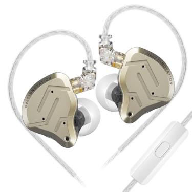 Imagem de KZ ZSN Pro 5.1 cm-Ear Monitors Fones de ouvido de metal 1BA+1DD Tecnologia híbrida HiFi Bass Clear Sound IEMs Fones de ouvido com cancelamento de ruído com fio para músicos cantores audiófilos