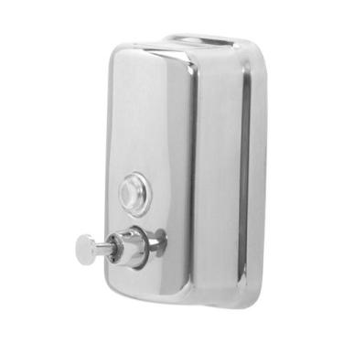 Imagem de Saboneteira Dispenser Sabão Álcool Gel Líquido Inox 500 ml - Furkin 