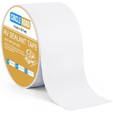 Imagem de Fita de Telhado Branca CircleRoad - 10cm x 15m - Resistente a UV