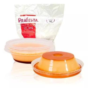 Imagem de Forma de Pudim 120ml  com Tampa Freezer ao Forno Prafesta - Pacote 12U