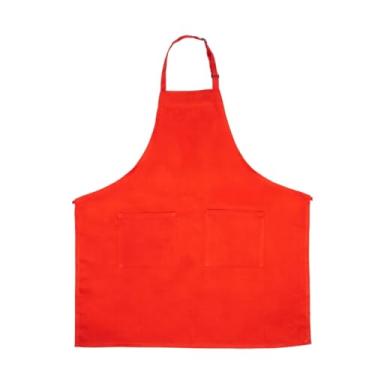 Imagem de Avental de 81 cm aprovado pelo chef | Blusa profissional de comprimento total com (2) bolsos frontais para restaurante, cozinha, chefe de padaria | Peça de pescoço ajustável, unissex, lavável na