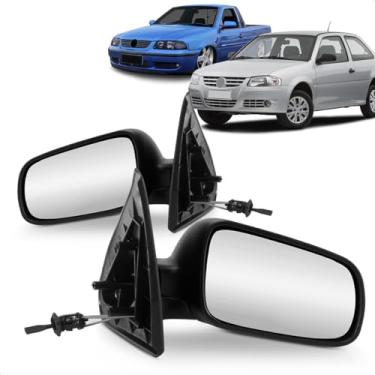 Imagem de Retrovisor Externo Gol Saveiro G3 G4 2000 A 2014 2 Portas Controle Manual (Direito Passageiro)
