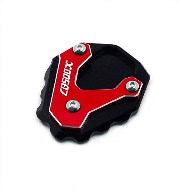Imagem de Acessórios para motocicletas Placa de extensão para descanso lateral, placa ampliadora, suporte para descanso lateral, para CB500X CB 500X CB500 X 2013-2023