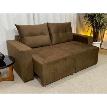 Imagem de Sofá Retrátil 1,80 m Marrom 603 Esther - Alpoim