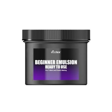 Imagem de Ecotex® Emulsão de impressão de tela para iniciantes (473 ml) - Emulsão fotográfica pré-sensibilizada pronta para usar para telas de seda e tecidos - para tinta plastisol e tinta à base de água,