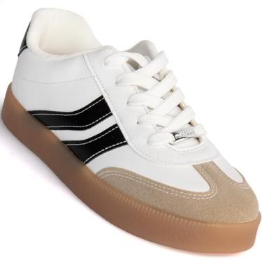 Imagem de Tênis Molekinha Menina Infantil Casual Original 2582-102 (Branco e Preto, BR, Criança de 9 a 12 anos, Numérico, 29)