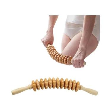 Imagem de Ferramentas De Massagem De Terapia De Madeira Para Modelagem Corporal,