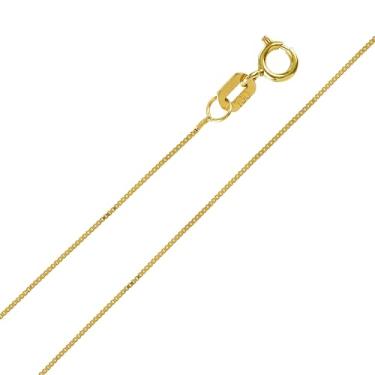 Imagem de Corrente Feminina Veneziana Maciça 45cm 1 grama Ouro 18k 750 Amarelo