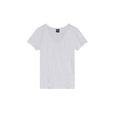 Imagem de Blusa gola V feminina em malha Essendi Blusa feminina em meia malha Essendi