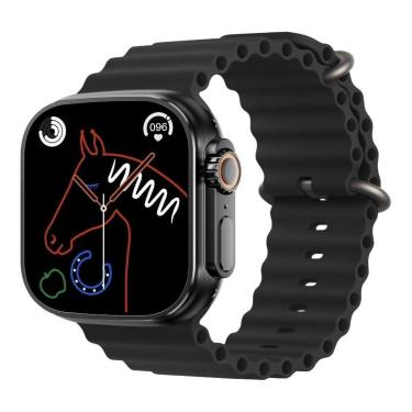 Imagem de Smartwatch Inteligente W69 Ultra Masculino Feminino Monitor Academia Corrida Saúde Amoled 2GB-Unissex