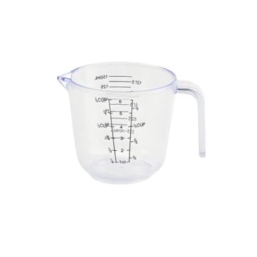 Imagem de Conjunto de copos medidores, copos de medição de líquido para cozinha - Plástico livre de BPA com balanças de medição de bico, 150 ml