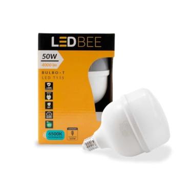 Imagem de Lâmpada LED Bulbo 50W, E27, Luz Branca Fria 6500K, Bivolt