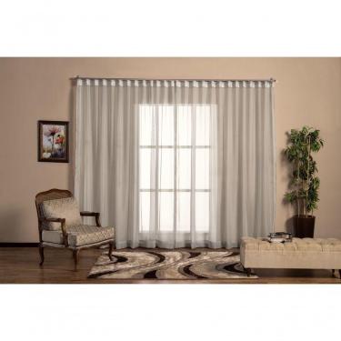 Imagem de Cortina Voil Tecido 2,80x2,30 Para Trilho Suíço palha