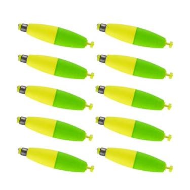 Imagem de Bobbers para pesca – Boia flutuante de espuma EVA pesada, 10 acessórios de pesca, conjunto de ferramentas para peixe-peixe, truta, peixe-gato, robalo