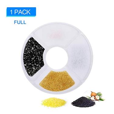 Imagem de Substituição de Fonte Água para Gato Dispenser Floral Malha Algodão Resina Carvão Ativado Purifica Profundamente a Mantém Beber Fresca Limpa e Segura Cuida da Saúde do