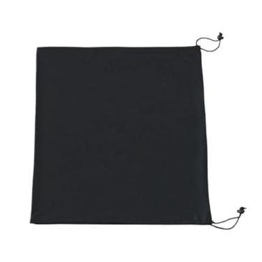 Imagem de KiBcsLic Capa para gaiola de pássaros, à prova de frio, elástica, que bloqueia a luz noturna, respirável, para tordo, periquito, calopsita e mainá, preta, 85cm X 80cm