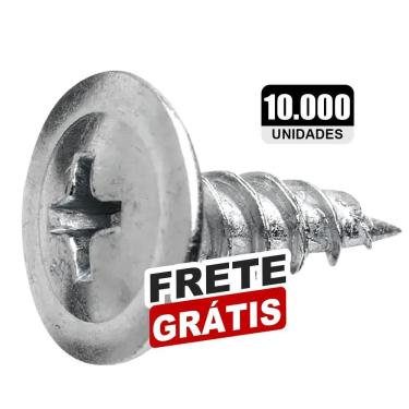 Imagem de Parafuso Ponta Agulha Forro Pvc Drywall 4,2X13 - 10000 Pç