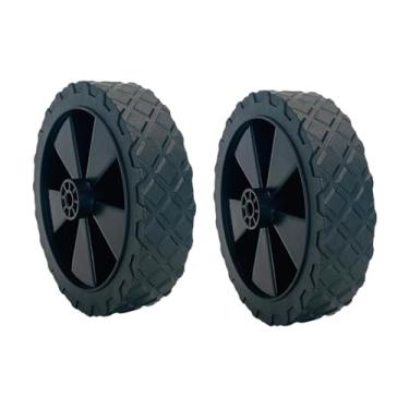 Imagem de Xgdsnly 2 Rodas de Borracha Maciça de Substituição para Carrinhos de Compras