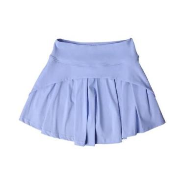 Imagem de Saia Plissada De Cintura Alta Feminina De Secagem Rápida Para Ginástic
