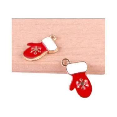 Imagem de Pingentes De Joias Temáticos De Natal 24 Peças: Papai Noel, Alce, Vead