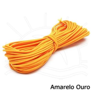 Imagem de Elástico Roliço Colorido nº 15 (2,8mm) - 10 metros - São José, Amarelo