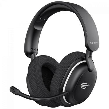 Imagem de Headset Gamer Havit Fuxi H7SE, Drivers 40mm, Bluetooth, Preto - Preto - Unissex - Único-Unissex