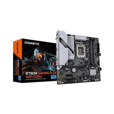 Imagem de Placa Mãe Gigabyte B760M GAMING PLUS WIFI DDR4 LGA 1700 4xDDR4 Chipset