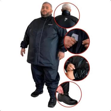 Imagem de Capa Chuva Moto Impermeavel Pioneira Storm Nylon Plus Size, XGG