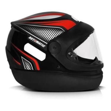 Imagem de Capacete Fechado Moto viseira Automático Fw3 Motoboy , Vermelho