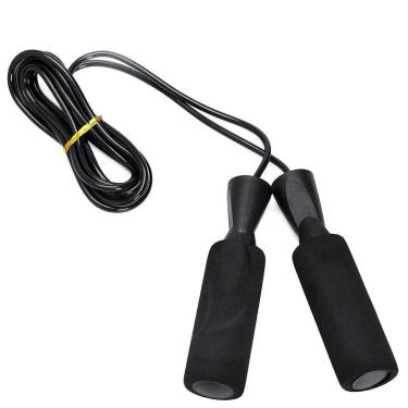 Imagem de Corda de Pular Hyper PVC com Rolamento Preta-Unissex