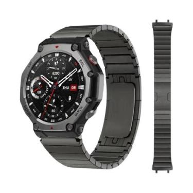 Imagem de Relógio Inteligente Amazfit T-Rex 3 Com Pulseira De Aço Inoxidável Lux