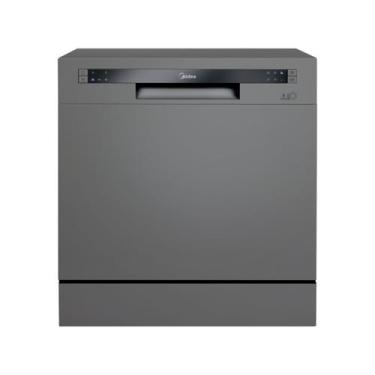 Imagem de Lava Louças 8 Serviços Cinza Midea, 220V