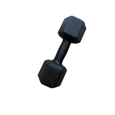 Imagem de Halter Sextavado Pintado 6Kg Academia Treino Musculação