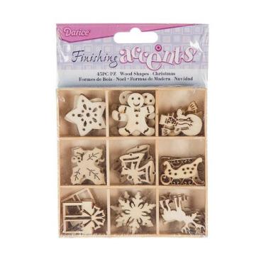 Imagem de Finishing Accents Mini Laser Cuts Wood Shapes (2 pcs)